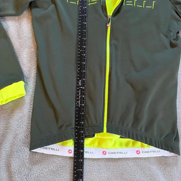 Женская велосипедная майка Castelli Fondo с длинным рукавом размер большой зеленый - Изображение 3 из 4