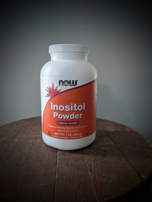 NOW Foods Inositol 730mg Powder - 1lbs EXP 02/2027