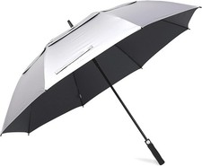 68Inch Golf Umbrella UV Protection Extra Large Oversized Heavy Duty Auto Open Do