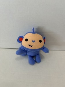 Fisher Price Blue Monkey Rattle Rainforest Mat Replacement Plush