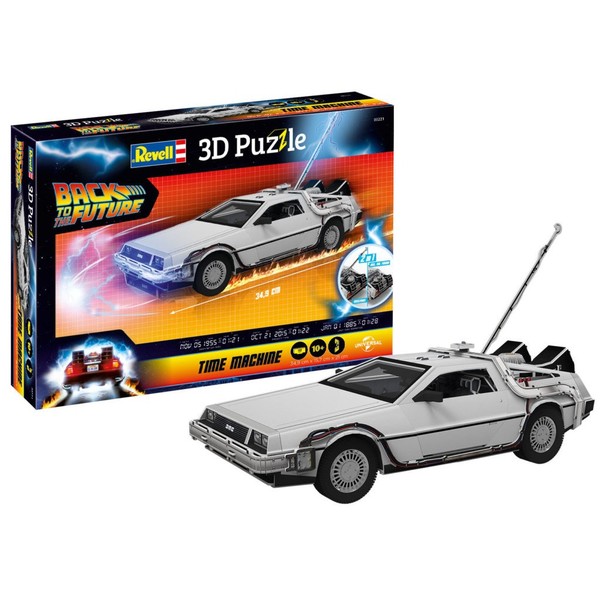 Delorean Time Machine Back To The Future ZurüCk In Die Zukunft Revell 3D Puzzle-image