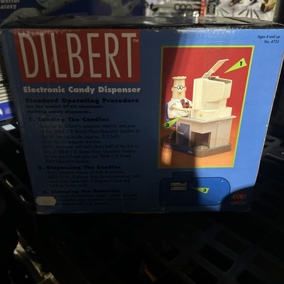 Vintage 1998 Dilbert Electronic M&m's Candy Dispenser Working for