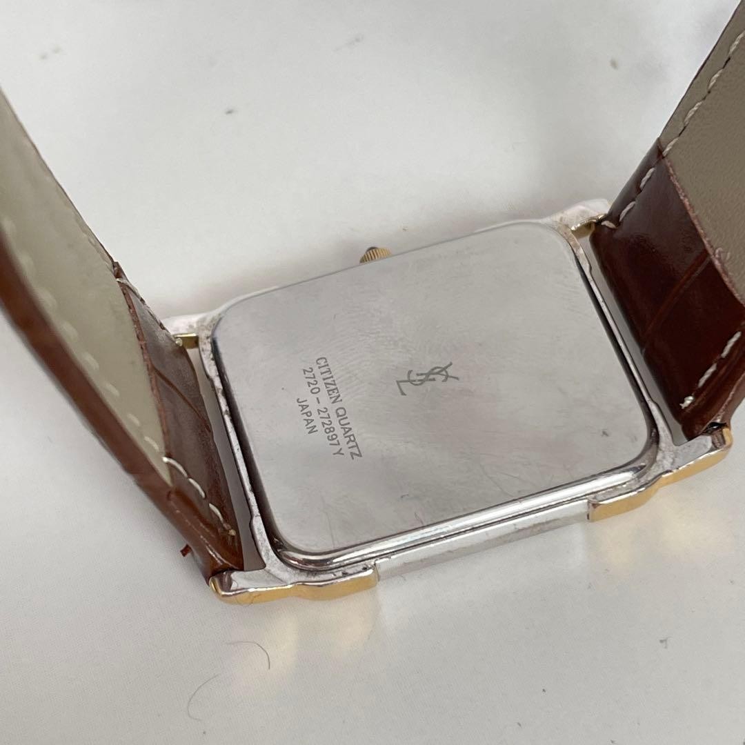 YSL Yves Saint Laurent combination color rectangular boys wat,18830 thumbnail 3