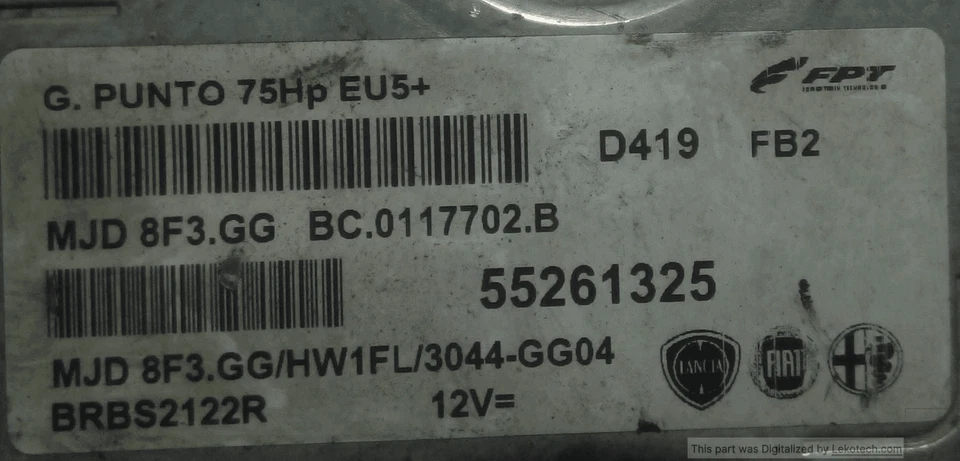 Centralina iniezione  FIAT DUCATO (4X) 35 2.3 MJT (109Kw) PM-TM Vetrato Frg - Immagine 3 di 4