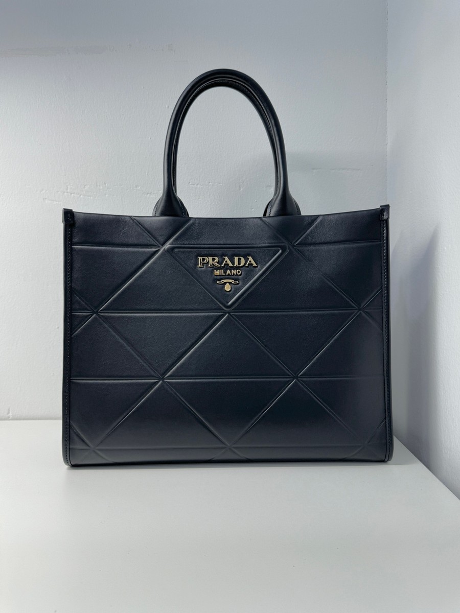 Prada Top Stitching Symbol Bag Medium 1BA378 ASK F0002