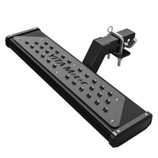 Aluminum Hitch Steps with 2" Receiver Bumper Guard Protector for