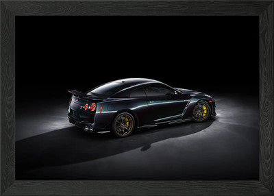 Nissan gtr t spec takumi Framed Wall Art Poster Canvas Print Picture