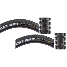 Pack of 2 Cst Premium BFT 29x2.4 Tubeless Folding TPI 65 Black/Bsk Reflective