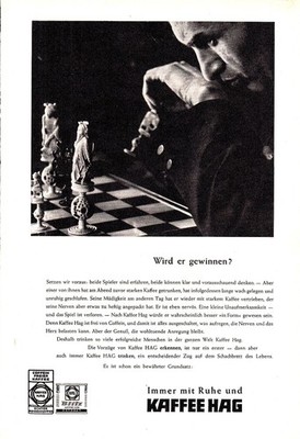 3w27384/ Reklame / Werbung aus 1959   KAFFEE HAG