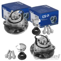 2X GSP Radlager Satz Vorne Beidseitig Passend FÜR Opel Astra Zafira Links+Rechts