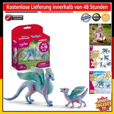 SCHLEICH BAYALA Blütendrache mit Babydrache 70592 – Figurenset für Kreatives ...
