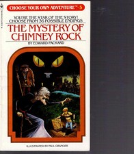CYOA 5 Mystery of Chimney Rock Bantam UK Reprint 1984 - B+/A-/B+