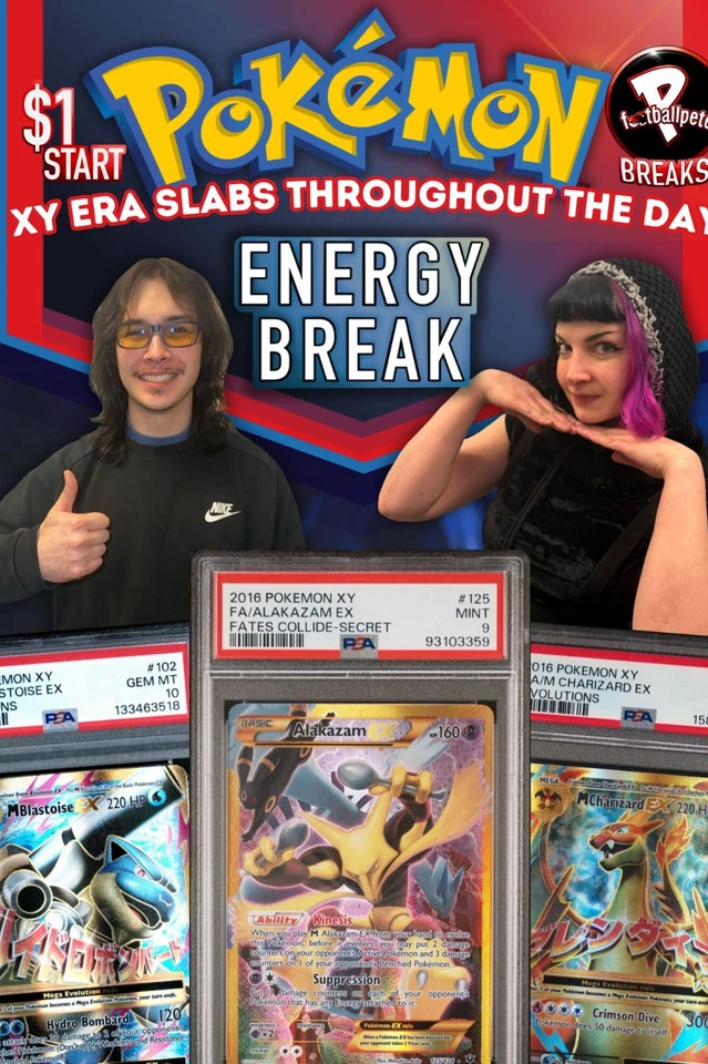 🍃$1 START ENERGY BREAKS W/ XY ERA SLABS ALL DAY!🔥 W/PFOOTBALL