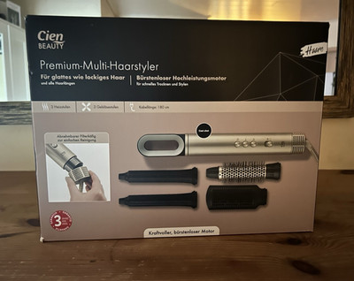 Cien Beauty Premium-Multi-Haarstyler Bürstentrockner 1500W silber Ionen