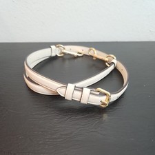 Coach Natural Beige Leather Replacement Crossbody Shoulder Bag Strap 35" Tote