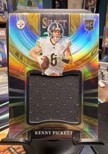 2022 Panini Select - Jumbo Rookie Swatches Kenny Pickett Silver Prizm 81/99