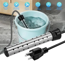 2000W Immersion Water Heater Portable Fast Heating Electric Bucket Boiler Bath