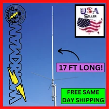 Workman UVS-300 Dual Band VHF UHF Base Antenna 2m 70cm Fiberglass Omni Ham Radio