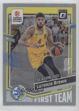 2023-24 Panini Donruss EuroLeague First Team Optic Holo Prizm Lorenzo Brown 17cq