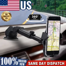 360° Universal Mount Holder Car Stand Windshield For Mobile Cell Phone GPS