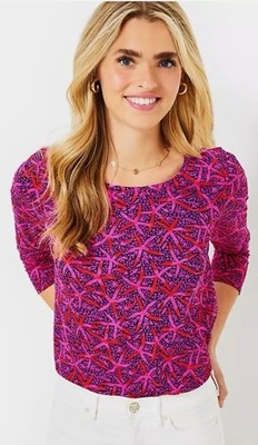 Lilly Pulitzer NWT Etta Long Sleeve Top Star Searching Size M,L