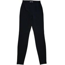 D&G Dolce & Gabbana Trousers Womens Small 24 Black Wool Blend Slim Italy