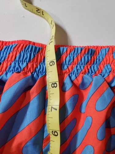 Nike Damen Dri-Fit Laufshorts blau lila kurz gefüttert Gr. M Kordelzug - Bild 5 von 5