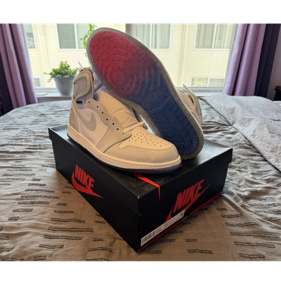 Nike Air Jordan 1 High Zoom Racer Blue 2020 CK6637-104 White/Blue