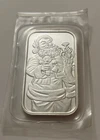 .999 1oz Silver Bar - Santa Clause, art Bar  2009 Sealed
