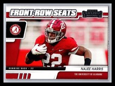Najee Harris Alabama 2021 Panini Contenders Draft #19 Front-Row Seats Red