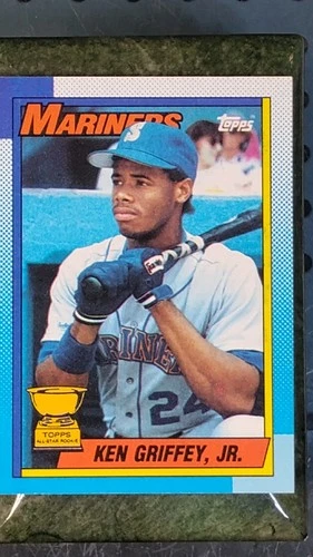 Rare 1990 Topps #336 - Ken Griffey Jr Rookie Error Card In Mint Condition