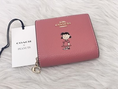 NWT Coach x Peanuts 2025 Snap Wallet Lucy CBN89 Snoopy 75th