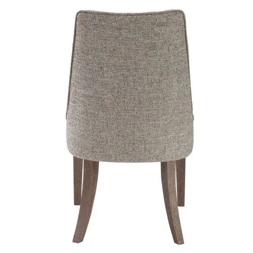 Uttermost Daxton Contemporary Wood and Fabric Armless Chair in Dark Walnut - Picture 4 of 8