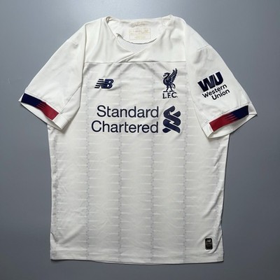 LIVERPOOL NEW BALANCE 2019/2020 SOCCER AWAY JERSEY #4 VIRGIL SIZE