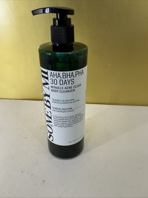 AHA. BHA. PHA 30 Days Miracle Acne Clear Body Cleanser, Some 14.10 oz Exp 2028