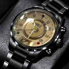 Personalized Morris Minor Traveler Speedometer Stainless Steel Watch Personalized Morris Minor Traveler Speedometer Stainless Steel Watch