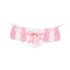 Half Birthday Party Decorations Decorative Celebration Highchair Banner