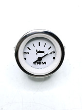 Teleflex Mercury MerCruiser Trim Level Gauge 59657F White