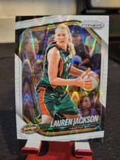 2025 Panini Prizm WNBA Lauren Jackson #91 - White Seismic