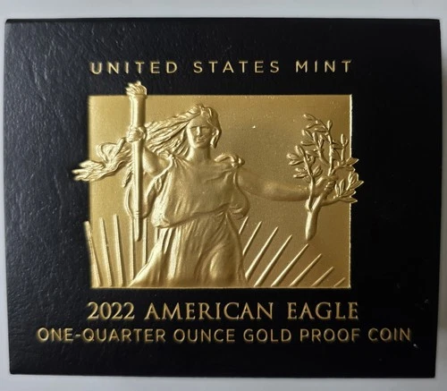 2022-W American Gold Eagle 1/4 oz Proof — photo from the most recent tracked eBay sale