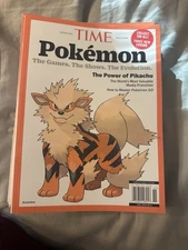 Pokemon Arcanine Time Magazine Special Edition 25 Years In America Unread Band