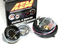 AEM 30-4402 52mm Electronic 100-300F Oil/Water/Tranny Temperature Gauge Meter