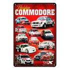 HOLDEN COMMODORE V8 Rustic Metal Sign Vintage Tin Shed Garage Bar