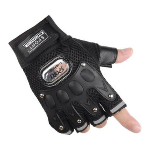 Men Women Gym Anti Slip Half Finger Gloves Breathable Dumbbells Cycling Gloves - Picture 2 of 13