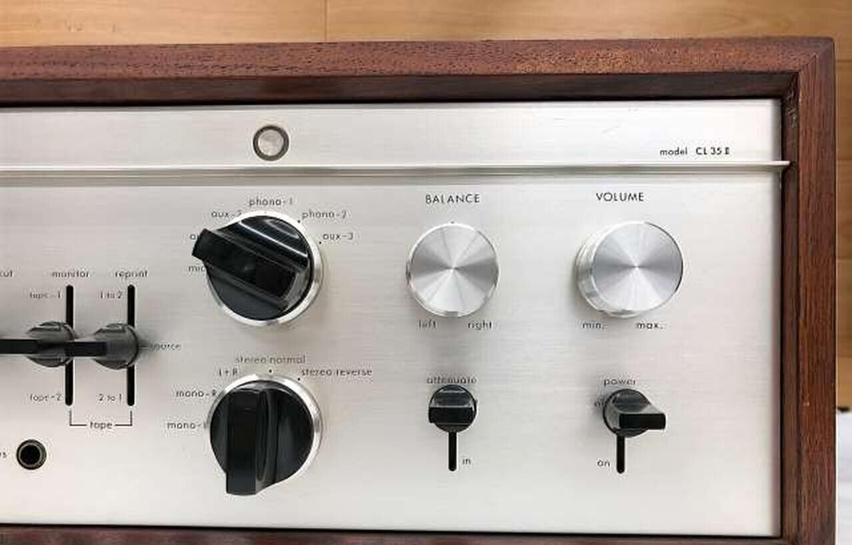 LUXMAN CL35Ⅱ Preamplifier Vintage Tube Control Japan Excellent