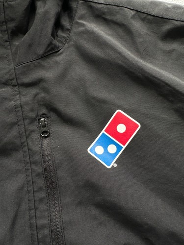 Chaqueta Uniforme Dominos Pizza Gear Adulto XL Cremallera Completa Reflectante Trabajo Con Capucha - Imagen 2 de 9