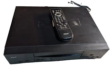 RCA VR519 VCR VHS 4-Head VCR Plus  WORKS Has Remote