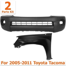 Front Bumper Cover n Driver Side Fender Kit For 2005-11 Toyota Tacoma 5211904010
