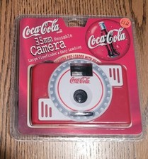 Vintage 1999 Coca Cola 35mm Camera, NEW - E12