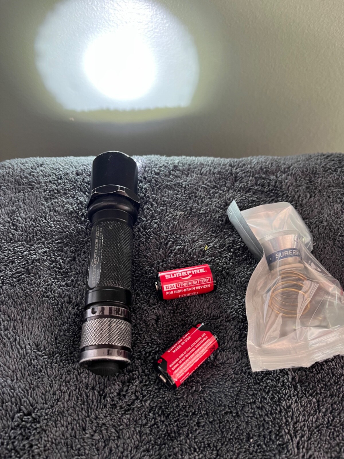 SureFire 6P Original High Output Incandescent Tactical Flashlight Black NRA, EUC 84871125000 eBay